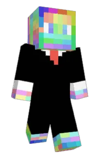 Front of echucker's skin