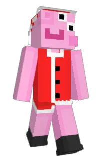 Front of Peppacraft's skin
