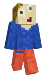 MeDroop's Minecraft skin wearing the Migrator cape