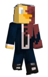 Minecraft-Skin in golden tainoi und lotus — Modell: Schmal — zuerst getragen von Krispi2000