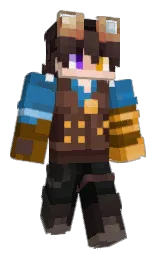 shark and pine cone Minecraft skin — Slim model