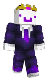 white and port gore Minecraft skin — Classic model