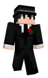 cod gray and black Minecraft skin — Classic model — first worn by Mattix74
