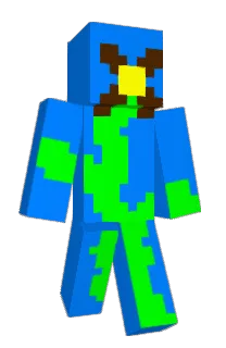 Front of Ekare's skin