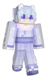 moon raker and magnolia Minecraft skin — Slim model — first worn by RandomFun42