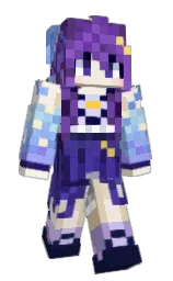 linen and double spanish white Minecraft skin — Slim model — first worn by kagurahoshina