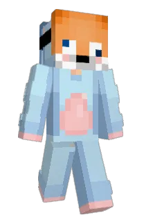 Front of yachura's skin