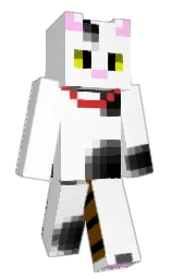 white and lavender rose Minecraft skin — Classic model — first worn by skf9106