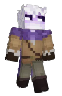 Front of Bortikl's skin