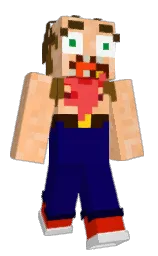 chardonnay and paua Minecraft skin — Classic model — first worn by chilenin