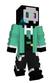 Front of xBtee's skin