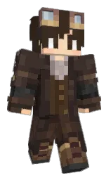 0LKT's Minecraft skin wearing the Mojang Office cape
