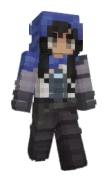 lnua's Minecraft skin wearing the Mojang Office cape