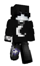 cod gray and black Minecraft skin — Classic model