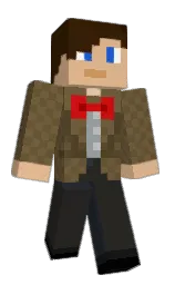 yellow metal and dark ebony Minecraft skin — Classic model