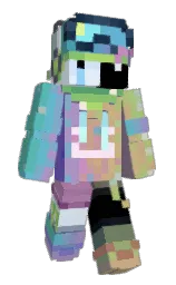 black and zumthor Minecraft skin — Slim model — first worn by Fatalerr0r_7