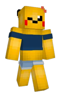 Front of mohtele's skin
