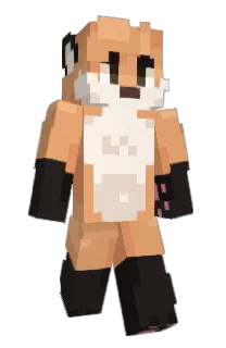 Front of FluffedUpFox's skin