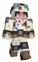 white rock and satin linen Minecraft skin — Classic model — first worn by CaptainRobi