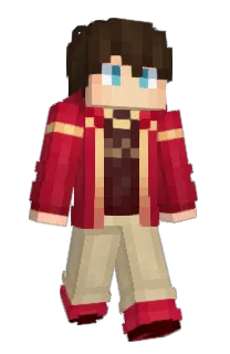 Front of BadCen's skin