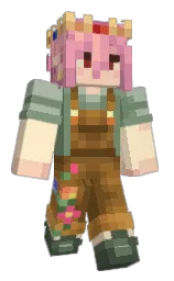 camouflage green and can can Minecraft skin — Classic model — first worn by EGGSBENEDlCT