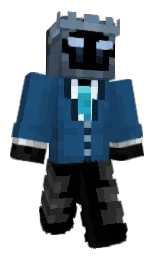 blumine and black Minecraft skin — Classic model — first worn by Icevrynn