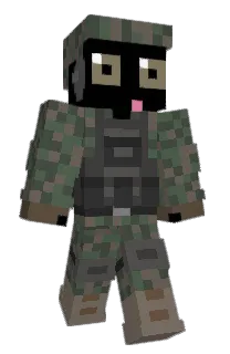 Front of Braykii's skin