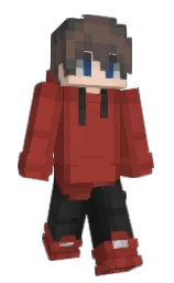 FelixPvP's Minecraft skin wearing the Twisted cape