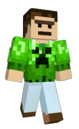 PotatoMp4's Minecraft skin wearing the Migrator cape