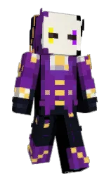 vulcan and black Minecraft skin — Slim model — first worn by astromentir