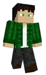 calico and white Minecraft skin — Classic model — first worn by Kelonar15