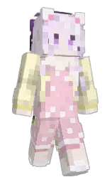 Leonie_Ith's Minecraft skin wearing the Aurora cape