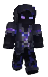 port gore and steel gray Minecraft skin — Classic model