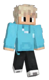 akaroa and turquoise blue Minecraft skin — Classic model