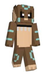 yellow metal and gold sand Minecraft skin — Classic model
