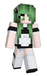 cinderella and catskill white Minecraft skin — Slim model