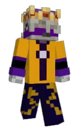 black rock and gamboge Minecraft skin — Slim model