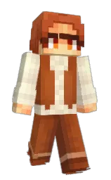 cognac and coconut cream Minecraft skin — Slim model