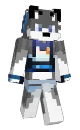 white and scorpion Minecraft skin — Slim model — first worn by DR_LUXINGTON