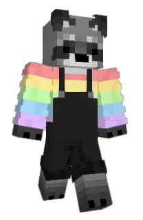 Front of Mazurex's skin
