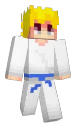 alabaster and school bus yellow Minecraft skin — Classic model