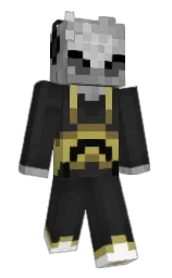 mine shaft and cod gray Minecraft skin — Slim model — first worn by Phinix7