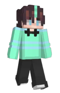 Front of MintedGray's skin