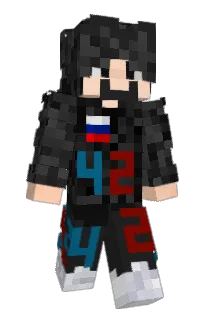 Front of Minecraft skin