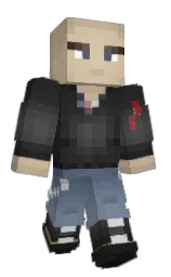 mine shaft and slate gray Minecraft skin — Classic model