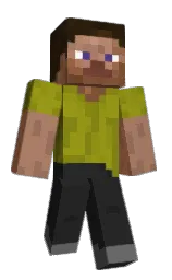 mine shaft and cod gray Minecraft skin — Classic model — first worn by charski3308