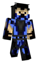 dodger blue and mine shaft Minecraft skin — Classic model