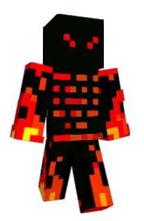 Front of adermake's skin