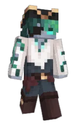 _hauk's Minecraft skin wearing the Twisted cape