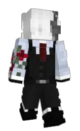 casper and cod gray Minecraft skin — Slim model